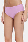 Zivame Girls Anti-Microbial Medium Rise Full Coverage Hipster Panty - Violet Tulle — thumbnail 3